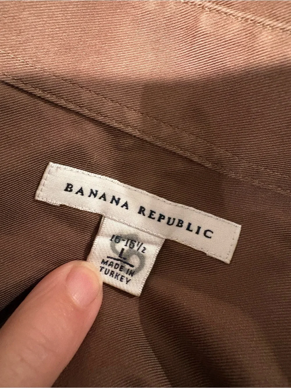 Banana Republic Men's Copper Brown Lightweight Shirt